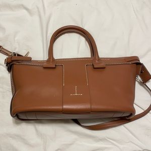 Authentic Theory leather bag in camel color